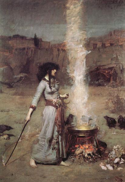 The Magic Circle, John William Waterhouse